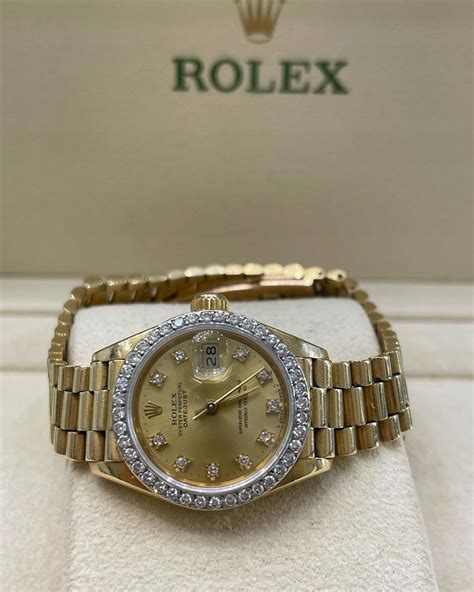 zegarek rolex z diamentami